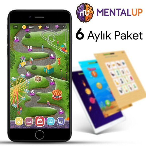Picture of MentalUP Online Eğitici Çocuk Oyunu - 6 Ay Abonelik Paketi