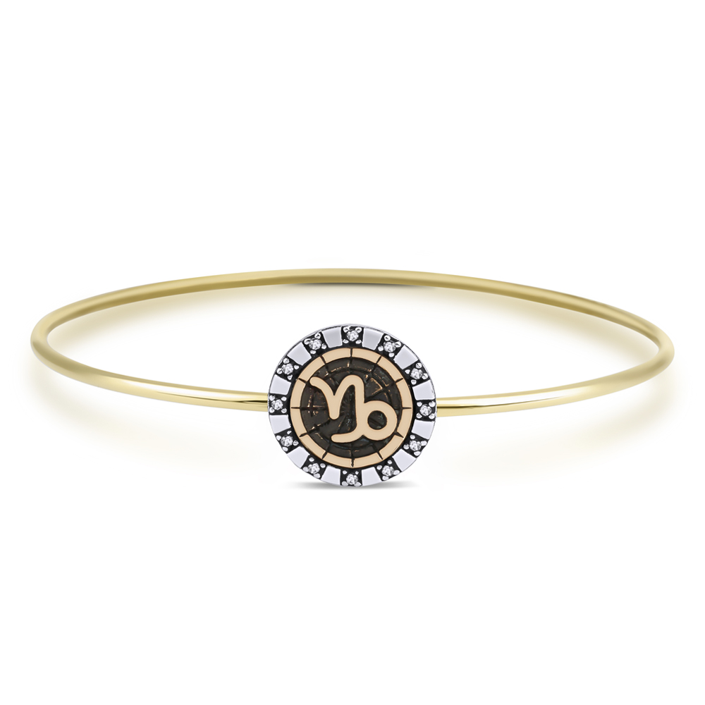 Biggdesign Capricorn Women's Silver Bracelets , Zodiac sign, horo, Zodiac Jewelry , 925 Carat Silver