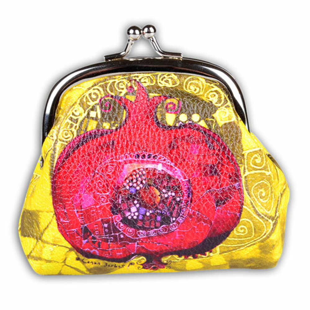 BiggDesign Pomegranate Patterned Coin Purse, ÃƒÆ’Ã¢â‚¬Å¡Ãƒâ€šÃ‚Â Pomegranate Patterned, PU Leather, Coin Purse for Women