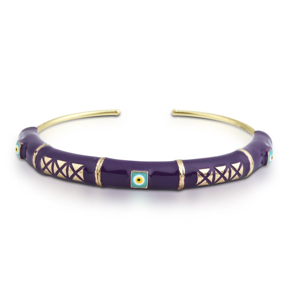 BiggDesign "Evil Eye" Purple Bracelet