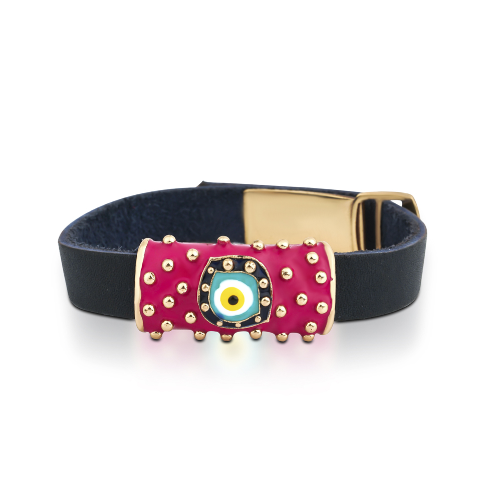 BiggDesign Charm Evil-Eye Wristband