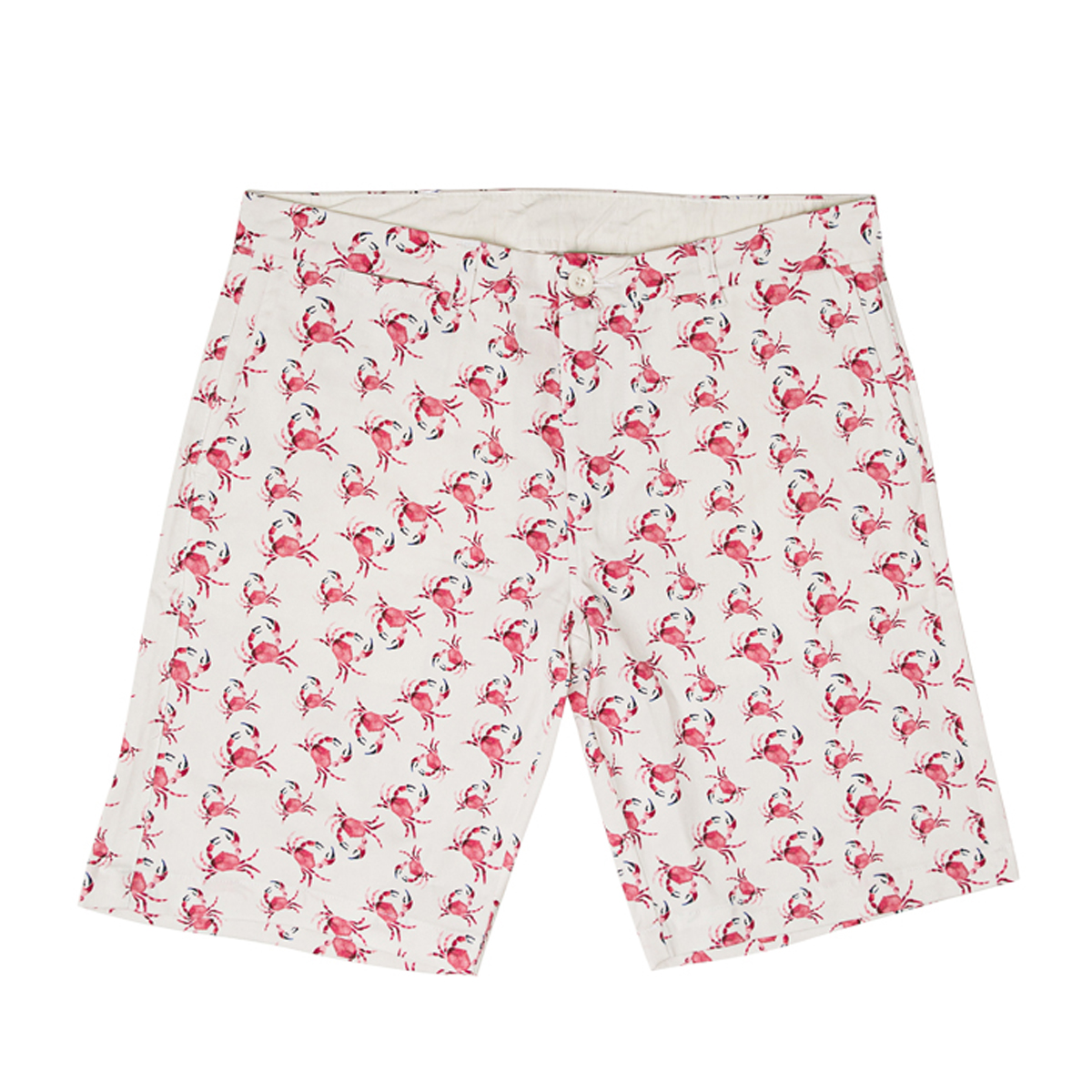 AnemosS Crab Patterned Men's Shorts S, Men Cloth, Beachwear, Shorts, Cotton