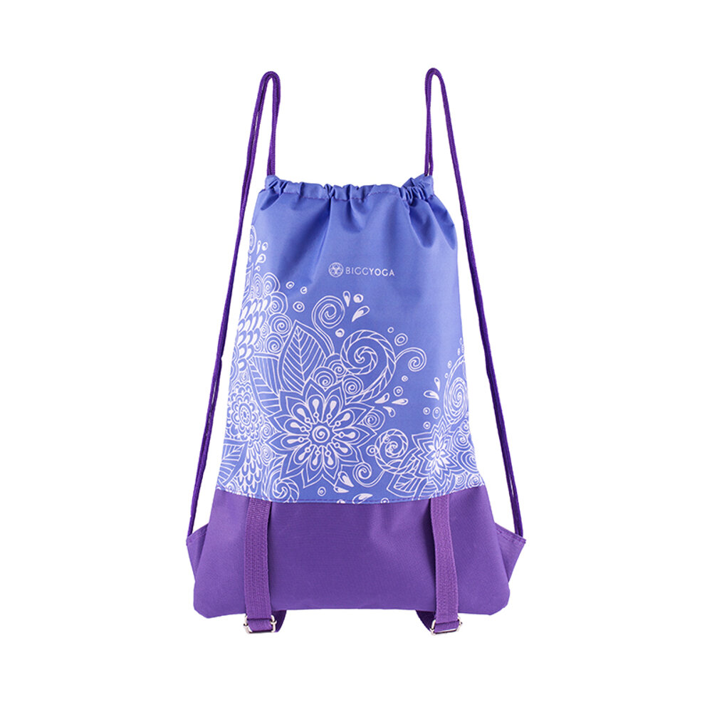 Biggdesign Drawstring Backback, Water Resistant String Bag, Sport Gym Yoga Sackpack, Ultra-Durable Flex Cinch Bag for Women
