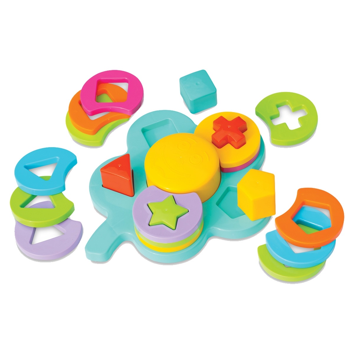 Dede Camomile Sort and Discover Toy For Babies, Suitable for Children 12 Months and Up, 22 Pieces, Colorful and Educational