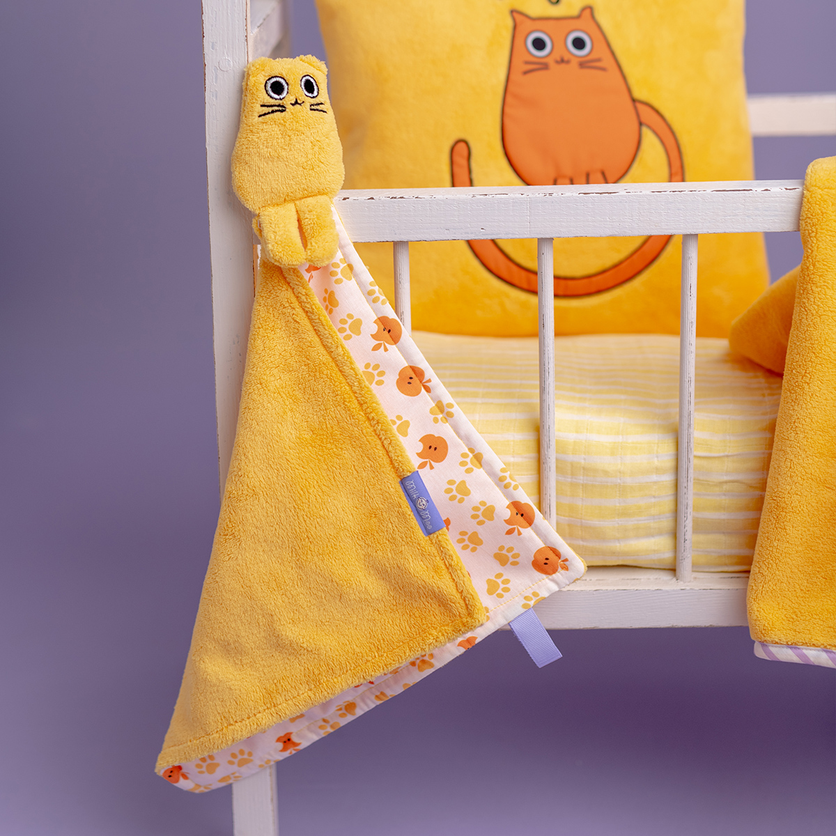 Milk&Moo Sicherheitsdecke, Öko Tex zertifiziert 100% Baumwolle Baby Lovey, ultra weich - Bild 6 von 7