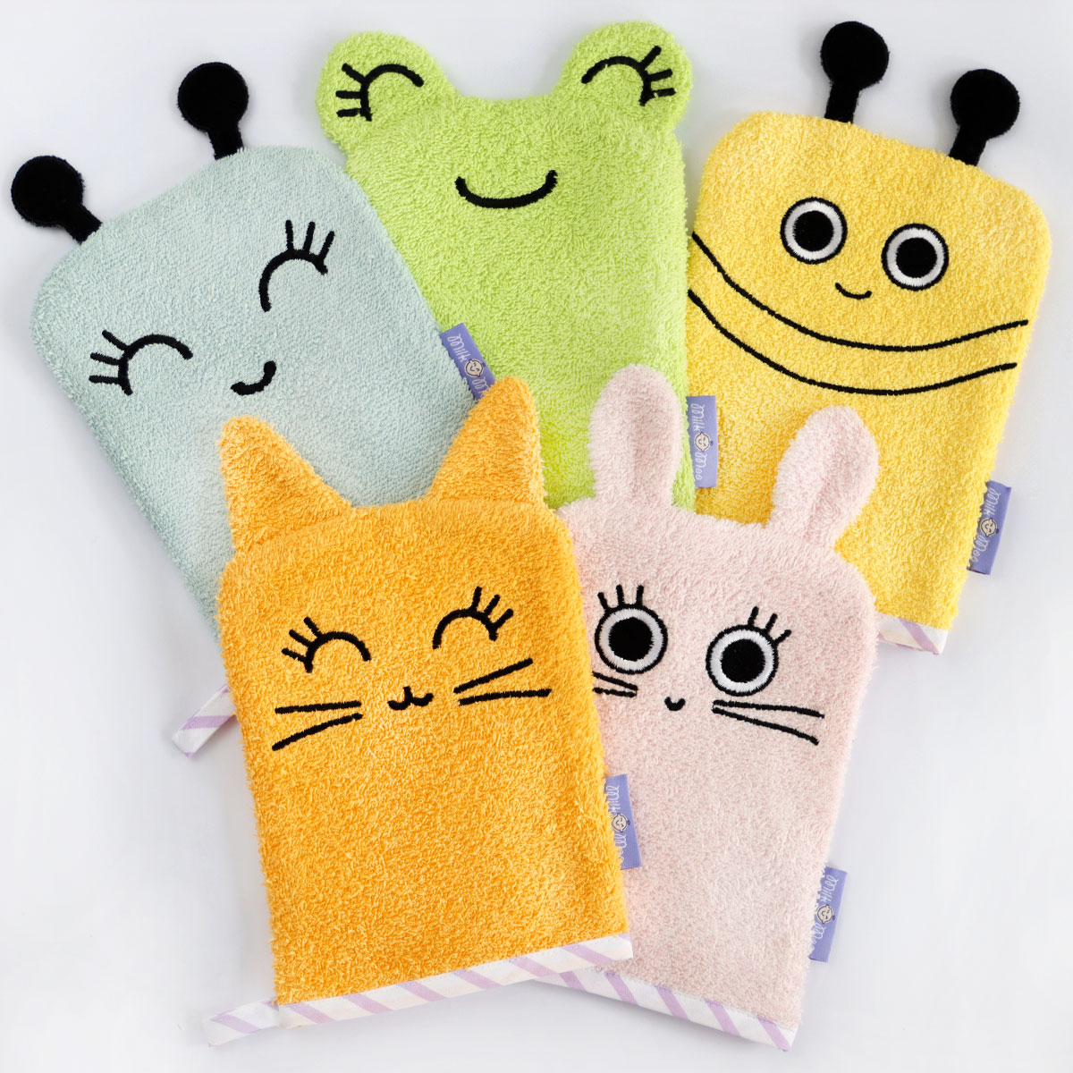 Milk&Moo Tombish Cat Bath Glove Milk&Moo Tombish Cat Bath Glove