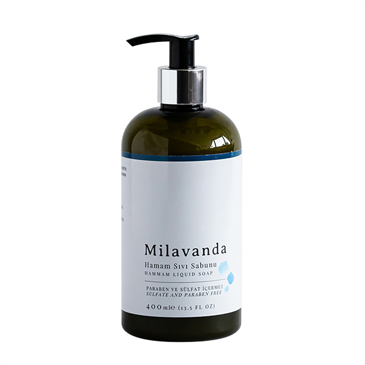 Milavanda Hamam Liquid Hand Soap, Infused with Pure Olive Oil, Hamam Scented Liquid Hand Wash Soap, Moisturizing Hand Soap for Sensitive Skin 