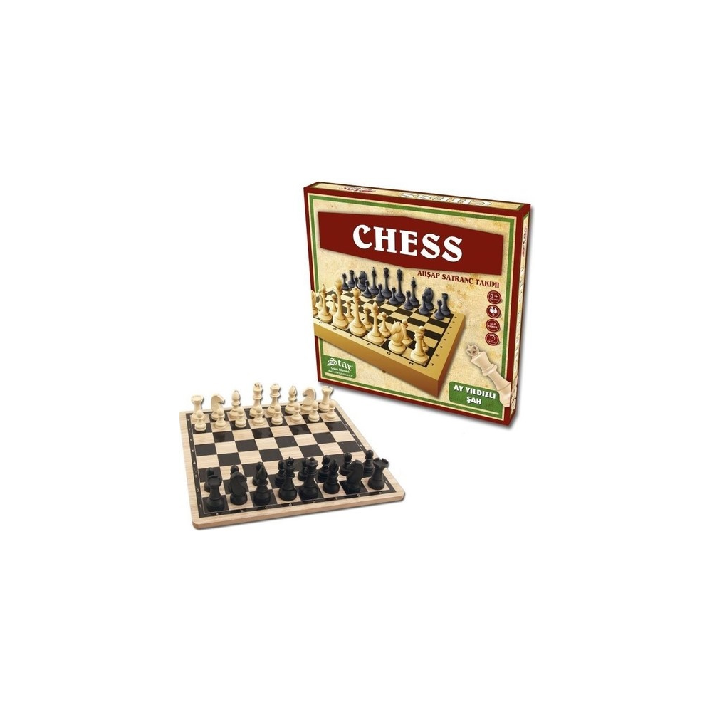 Star Chess Wooden Chess Set