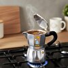 Picture of Any Morning 240 ml Alüminyum Moka Pot Espresso Kahve Makinesi Desenli Gümüş Renk HES-6
