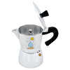 Picture of Any Morning Hes-3 Aluminum Espresso Coffee Maker 120 Ml