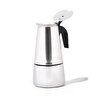 Any Morning Çelik Moka Pot, 200 ml, İndüksiyon, 4 Kişilik, Espresso Kahve Makinesi, FE001-4 . ürün görseli