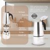 Any Morning Çelik Moka Pot, 200 ml, İndüksiyon, 4 Kişilik, Espresso Kahve Makinesi, FE001-4 . ürün görseli