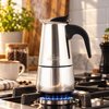 Any Morning Moka Pot 300 ml (6 Shot) 18/10 Paslanmaz Çelik Espresso Demleme Potu FE001-6. ürün görseli