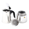 Picture of Any Morning Stove top Espresso Maker Stainless Steel Percolator Coffee Pot 300 Ml