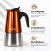 Any Morning 300 ml Paslanmaz Çelik Moka Pot İndüksiyon Uyumlu Bakır Rengi FE001-6. ürün görseli