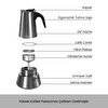 Picture of Any Morning 300 ml Paslanmaz Çelik Moka Pot İndüksiyon Uyumlu Bakır Rengi FE001-6
