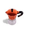 Any Morning 240 ml Alüminyum Moka Pot Espresso Kahve Makinesi Bakır Renk HES-6. ürün görseli