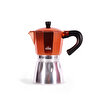 Any Morning 240 ml Alüminyum Moka Pot Espresso Kahve Makinesi Bakır Renk HES-6. ürün görseli