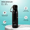Any Morning BA21547 Paslanmaz Çelik Termos 600 ml Siyah, Çift Duvar Yalıtımlı, Sızdırmaz Kapak. ürün görseli