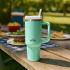 Any Morning Vaha 1200 ml Termos Mug, 3 Kademeli Çevirmeli  Kapak, Su Yeşili SI2440217. ürün görseli