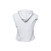 Anemoss Dalga Kolsuz Kapişonlu Beyaz Kadın Sweatshirt. ürün görseli