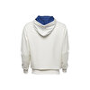 Anemoss Çapa Desenli Beyaz Erkek Sweatshirt. ürün görseli