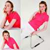 Anemoss Gemici Martı Kadın Polo Yaka T-Shirt. ürün görseli