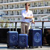 Picture of Biggdesign Ocean Hardshell Spinner Luggage Set, Navy Blue, 3 Piece