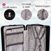 Biggdesign Moods Up Ön Bölmeli, Bardaklık ve USB Girişli Kabin Boy Valiz 20" Siyah. ürün görseli