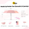 Biggdesign Moods Up Pembe Tam Otomatik UV Şemsiye. ürün görseli