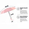 Biggdesign Moods Up Pembe Tam Otomatik UV Şemsiye, Rüzgara Dayanıklı, Hızlı Kuruyan, Çanta Boy. ürün görseli