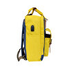 Picture of Biggdesign Cats Backpack with USB Port, Yellow