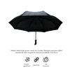 Biggdesign Moods Up Premium Siyah Tam Otomatik Şemsiye - Rüzgara Dayanıklı, Hızlı Kuruyan, Hafif. ürün görseli