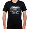 Batman v Superman Siyah Erkek T-Shirt. ürün görseli