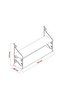 Picture of Decormet Seramoni Raf Seti 2 Raflı 200*720 Beyaz