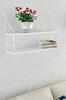 Picture of Decormet Seramoni Raf Seti 2 Raflı 200*720 Metal Beyaz+Ahşa