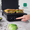 Picture of Homend Grilliant 1343H Glass Surface, 5 Preset Programs, Cast Iron Plate, LED Screen Talking Toaster