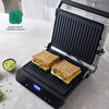 Picture of Homend Grilliant 1343H Glass Surface, 5 Preset Programs, Cast Iron Plate, LED Screen Talking Toaster