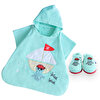 Picture of Milk&Moo Kids Poncho and House Slippers Sailor Octopus