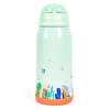 Picture of MILK&MOO Steel Kids Water Bottle with Bag Jungle Friends 550ml / 18.5 oz