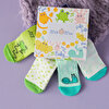 Milk&Moo Bebek Çorabı 4'lü Set Çaça Kurbağa ile Sangaloz 0-12. ürün görseli