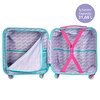 Milk&Moo Renkli Işıklı Tekerlekli Çekçekli Çocuk Valiz 3D Ayris Tasarımlı. ürün görseli