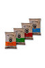 Picture of Nish Filter Coffee Testing Set 4 - (Brazil, Guatemala, Colombia, Ethiopia) 4x80 Gr