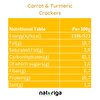 Picture of Naturiga Gluten Free Turmeric & Carrot Crackers (40 Gr)