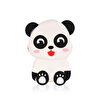 Ogi Mogi Toys Silikon Beyaz Panda Omuz Çantası. ürün görseli