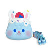 Picture of Ogi Mogi Toys Blue Bunny Colorful Round Shoulder Bag