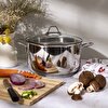 Picture of Serenk Modernist Stainless Steel Stock Pot 24 cm