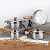 Picture of Serenk Definition Stainless Steel 7 Pieces Cookware Set