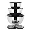 Picture of Serenk Modernist Stainless Steel 9-piece Mixing Bowl Set
