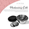 Picture of Serenk Modernist 9 pcs Stainless Steel Mixing and Storage Bowl Set with Grater